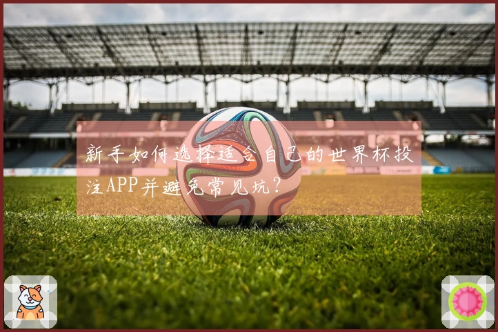 新手如何选择适合自己的世界杯投注APP并避免常见坑？